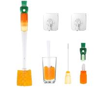 3PCS SET bottle brush, bottle cleaner brush, baby bottle brush, water bottle cleaning brush, 5in1 Water Bottle Brush,Five Cleaning Modes Bottle Brushes for bottle brushes for cleaning