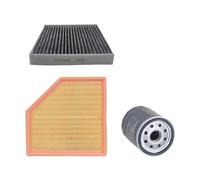 3pcs/Set Cabin Air Oil Filter Compatible For GEELY EMGRAND SS11 1.5L Saloon 2021 2022 2023 Car Engine Cleaner Maintenance Kit 2032074200
