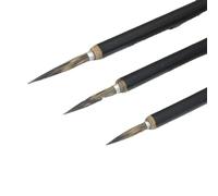 3pcs/Set Copper Head Hook Line Fine Paint Brush Chinese Calligraphy Brush Pen Paint Brush
