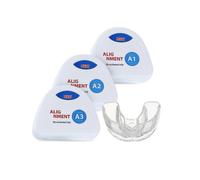 3pcs/set Dental Braces for Teeth Straightener Orthodontic Appliance Fake Silicone Braces Trainer for Teeth