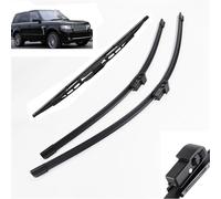 3Pcs/set Front & Rear Window Wiper Blades Windshield Windscreen Wiper Compatible with Land Rover Range Rover L322 Vogue HSE 2002-2012