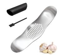 3pcs Set Garlic Crusher Garlic Press Dishwasher Safe, Stainless Steel Garlic Crusher Press,Garlic Press Crusher