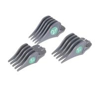 3Pcs/Set Limit Comb 32mm 38mm 51mm, Compatible for WAHL, Hair Clipper Guards Barber,Compatible for Shop, Cutting Guide Combs Electric Clippers Accessory(Grey)