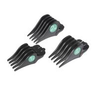 3Pcs/Set Limit Comb 32mm 38mm 51mm, Compatible for WAHL, Hair Clipper Guards Barber,Compatible for Shop, Cutting Guide Combs Electric Clippers Accessory(Black)
