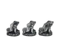 3Pcs/Set Mini Animal Shape Planter Support Feet,Plant Cat Dog Design Flower Pot Risers Holders Stand Holder for Indoor and Outdoor to Improve (FROG)