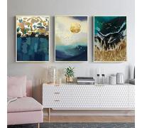 3pcs/Set Minimalist Abstract Texture Canvas Poster Paintings Picture Wall Decoration Art Modern Living Room Home Decoration(70x100cmx3/Without frame)