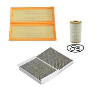3Pcs/Set Oil Cabin Air Filters For Mercedes For Benz S-CLASS W221 S300 S350 S400 S550 2005-2013 A0001803109 1120940004 2218300018 Car Parts