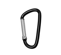 3Pcs/set Outdoor Climbing Alloy D Shape Buckle Carabiner Survial Key Chain Keychain Clip Buckle Climb Backpack Hook