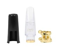3pcs Set Professional Saxophone Mouthpiece+Clip+Clip Cap For Alto/Soprano Musical Instrument Accessories Cap Ligature Set Ligature Accessories