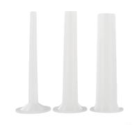 3pcs Set Sausage Stuffer Funnels for Kitchen Aid Stand Mixer Meat Grinder Accessories for Custom Sausage Preparation in Various Sizes