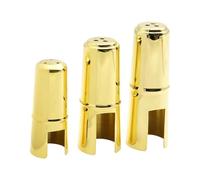 3pcs/Set Saxophone Accessories Metal Mouthpiece Protection Cap For Soprano/Alto/Tenor Saxophone Maintenance Parts