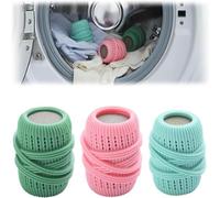 3pcs/Set Washing Machine Laundry Ball, Fabric Softener Dispenser Laundry Balls, Can Be Added Liquid Decontamination Laundry Ball to Prevent Tangles (3pcs)