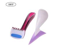 3pcs/SET Women Triangle Shape Bikini Dedicated Privates Shaving Stencil Sexy Female Pubic Hair Razor Intimate Shaping Tool