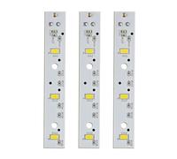 3pcs/set WR55X26671 LED Refrigerator Light Board Part LED Lighting Replaces 4468532 Light Board