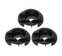 3Pcs Sewing Machine Bobbin Case, ABS Bobbin Case Holder, Wear Bright Black Bobbin Case Replacement for 505A/508/700 Sewing Machine, Easy to Replace Accessories for Quilti