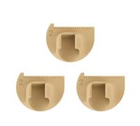 3PCS Sewing Template Ruler Quilting Measurement Guide Fabric Craft Patchwork Project Fabric Repair Sewing Tool Finger Patchwork Stitch Aid