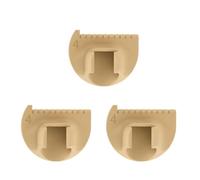 3Pcs Sewing Templates Ruler Quilting Measuring Guides Finger Patchwork Stitching Aid for Fabric Craft Project Wing Stitching Aid & Fabric Measuring Tool for Craft