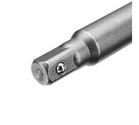 3Pcs Shank Socket Driver Adapter Set with 1/2", 3/8" and 1/4" Sizes, Spring-Loaded Ball Bearing Lock for Power Drills and Electric Screwdrivers