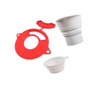 3Pcs Silicone Baking Accessories Set Includes Splash Guard Funnel and Measuring Cup for Stand Mixer Cooking Equipment Kitchen Baking Tools Set