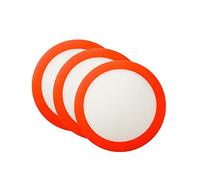 3Pcs Silicone Baking Mats,9 Inch Round Silicone Mats,Cake Pan,Non-stick Silicone Baking Sheet Liner,Reusable Heat Resistant Baking Pastry Sheets for Cookies, Macarons, Bread and Pastry