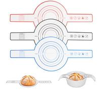 3PCS Silicone Bread Sling 21cm, Sourdough Bread Sling, Silicone Non Stick Baking Mat with Extra Wide and Long Handles for Transfer Sour Dough