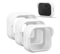 3pcs Silicone Case for All-New Blink Outdoor 4 (4th Gen), Camera Covers Weatherproof Camera Protective Skin Cover Camera Accessories for All-New Blink Outdoor 4 Smart Security Camera(White)
