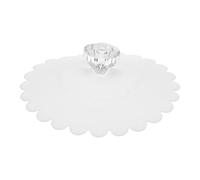 3pcs Silicone Cup Cover Diamond Lid 110mm Spill Proof Reusable