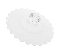 3pcs Silicone Cup Covers Diamond Style Reusable Dust Proof Lid