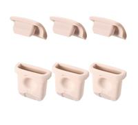 3pcs Silicone Diaphragms & 3pcs Spout Caps for Eufy E10/E20/S1/S1 Pro, Silicone Soft Diaphragms & Anti-Leak Spout Caps Wearable Breast Pump Replacement Accessories