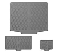 3Pcs Silicone Dish Drying Mat, Silicone Draining Board Mat for Kitchen Counter, Heat Resistant and Non-Slip Soap Drying Pad Tabletop Accessories for Kitchen Sink Countertop(Light Grey)