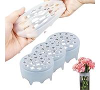 3Pcs Silicone Flower Frog, Reusable Flower Arranging Grid for Vase - Stretchable Lattice Flower Holder for Bouquets, Floral Arrangements,Floral Arranging Tool Setfor Home & DIY