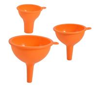 3pcs Silicone Funnel Collapsible Three Piece Set for Liquid Transfer