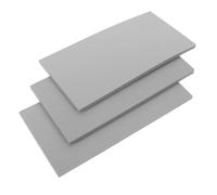 3pcs Silicone Heat Press Pad Replacement Foam for Hats and Vinyl Crafts | Curved-surface Conformity and Thermal Protection, Non-Stick Smooth Surface, Glossy Finish, for Tabletop Machines and Batch