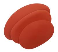 3pcs Silicone Pottery Rib Clay Tools Set for Artists and Enthusiasts | Brown Silicone, Handle with 3 X Rib Pieces, Pottery Wheel and Clay Use for Home Projects, School