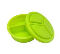 3Pcs Silicone Reusable Snack Containers with Lids for Picnics and Parties