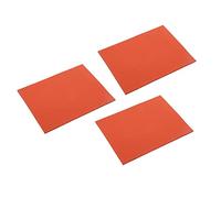 3Pcs Silicone Rubber Sheet, High Temperature Silicone Sheet, Flexible Gasket Material Sheet, Smooth Finish, Commercial Grade for Laminating Machine Vacuum Separation