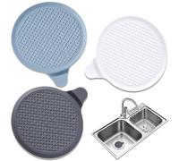 3PCS Silicone Sink Plug Replacement for Kitchen Sink Drain - Anti-Clogging, Universal Fit, Easy-Clean Design for Bathroom and Kitchen Sinks,Durable Rubber Kitchen Sink Plug