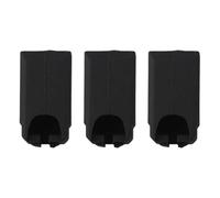 3PCS Silicone Socks for X1, X1C & P1P 3D Printers - Heat-Resistant Hot End Covers, 20mm x 13mm x 12mm, Black