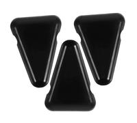 3pcs Silicone Tuning Fork Stand Triangle Mounting Base | Black Set, Lightweight Portable Shock-absorbing Design, Modern Minimalist Profile for Universal Use