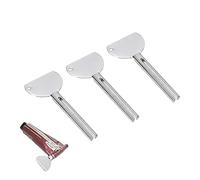 3Pcs Silver Stainless Steels Metal Tube Squeezer Keys Salon Toothpaste Tube Squeezers Toothpaste Roller,Rolling Toothpaste Squeezer,Bathroom Safety, Aids and Accessories