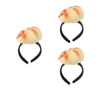 3pcs Simulation Croissant Hair Hoop Cute Bread Costume Headband