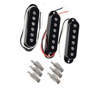 3Pcs Single Coil Guitar Pickups for Neck/Middle/Bridge, Noise Reduction with Screws & Springs, Quick Install Neck/Middle/Bridge Pickups