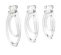 3PCS Sissy Chastity Lock Penis Clamp CB Lock Chastity Accessories Men's Abstinence Invisible Clip Adult Sex Toys