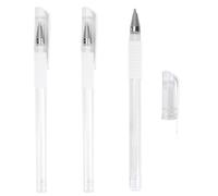 3pcs Skin Marker Pen Temporary Tattoo Pen White Pencil for Skin Marking Eyebrow Mapping Eye Brow Pens Beauty Salons Microblading Outline Permanent Makeup Position Mark Tools