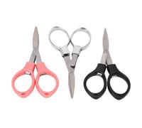 3pcs Small Eyebrow Scissors and Nose Hair Scissor, Beard Moustache Eyelash Nail Trimmer Facial Hair Grooming Scissors