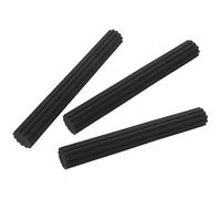 3pcs Smokeless Moxa Sticks for Neck Care, Carbonized Artemisia Argyi | Gentle Warmth, Centre Hole Design, Stable Heat for Wellness Rituals, on Go, Black Finish