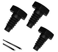 3Pcs Snooker Cue Butt Protectors Accessories, Cue Bottom Cover Pool Rubber Bumper, Plastic Snooker Accessories with John Parris,Peradon,Britannia,Master Cues Accessories