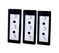 3pcs Snow Blower Impeller Modification Rubber Impeller Replacement Set for Modifies Equipment