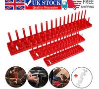 3Pcs Socket Stand Tray Rack Storage Rail Holder 1/2 3/8 1/4 Sockets Hand Tool