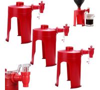 3Pcs Soda Bottle Dispensers 6.5 Inch Leakproof Upside Down Holder with Tap for Fizzy Drink Bottles Home Party Bar Beverage Pouring Accessories